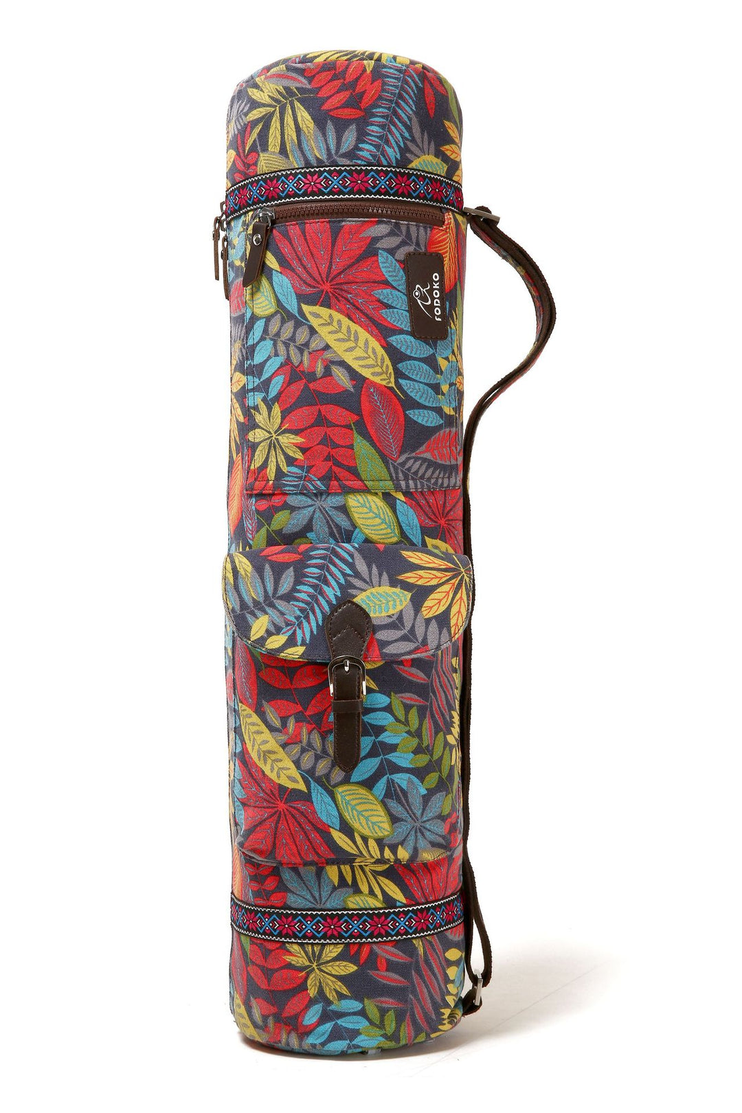 Aurafit One-shoulder Large Capacity Printed Canvas Gym Bag