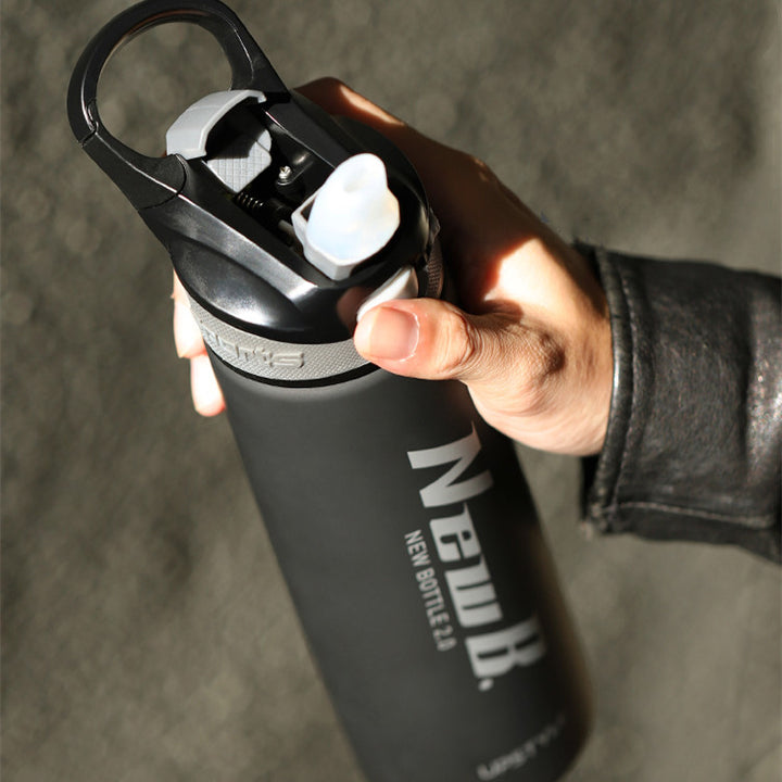 Aurafit Large Capacity Fitness Straw Water Bottle