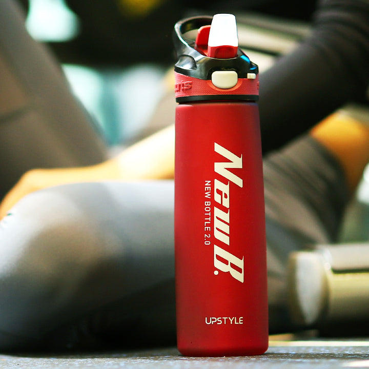 Aurafit Large Capacity Fitness Straw Water Bottle