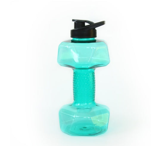 Aurafit Creative Dumbbell Fitness Water Bottle Filled Cup