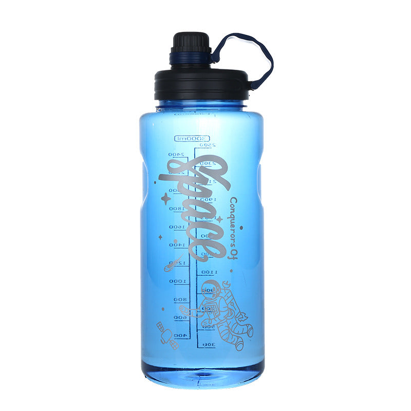 AurafitOutdoor Fitness Large Capacity Plastic Sports Water Bottle