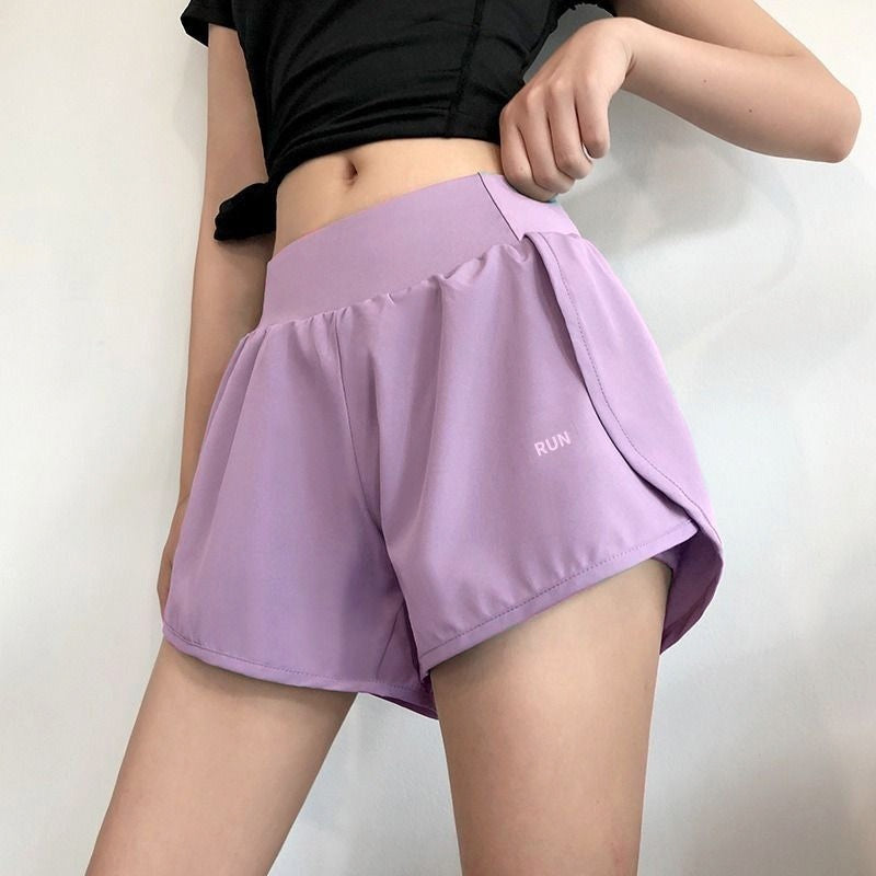 Aurafit Yoga Clothes Pocket Sports Shorts Women&