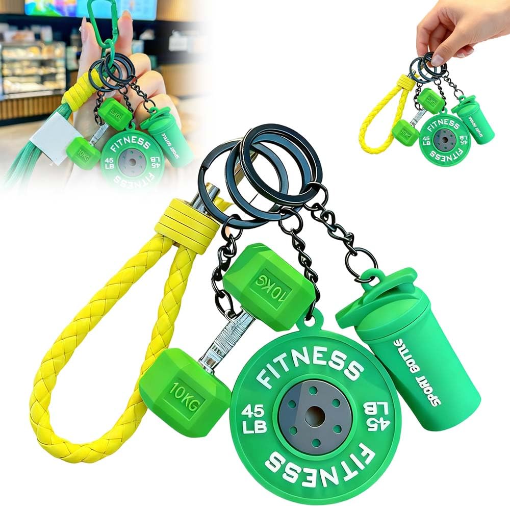 Aurafit  4-Pack Mini Gym Keychain Set